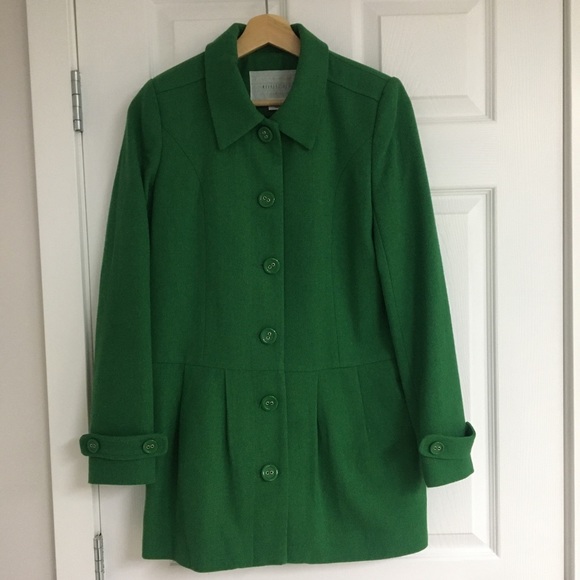 Urban Outfitters Jackets & Blazers - Urban Outfitters green wool blend coat, size XS.